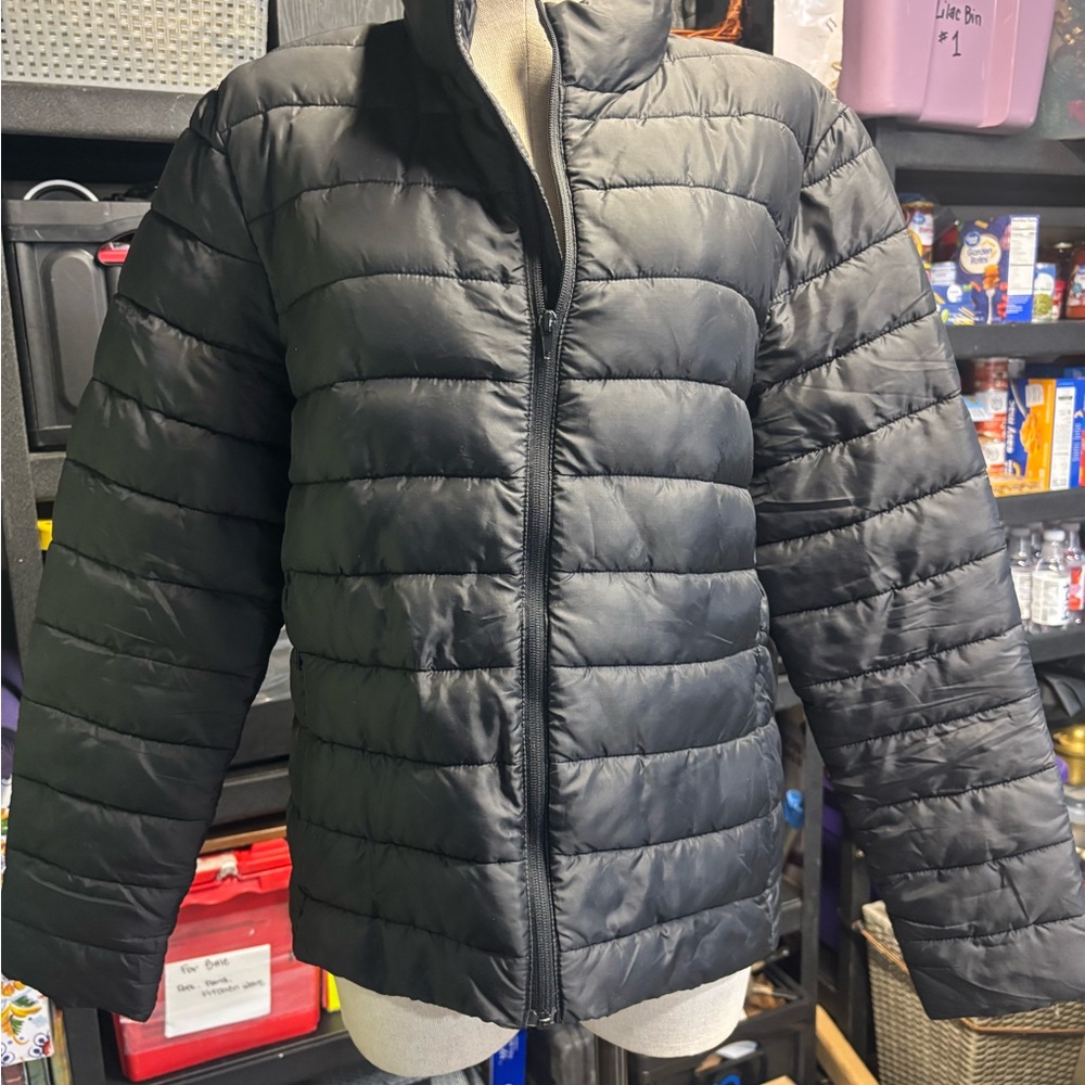 H&M Men's Classic Black Puffer Jacket
